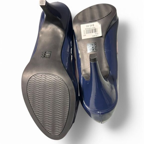 Dressbarn Women's 8.5 Blue/Navy Espadrilles Heels New Girl Boss Mom wear - Picture 5 of 8